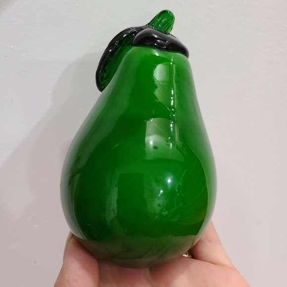 Murano Style Fruit Blown Art Glass Decor - Picture 8 of 16